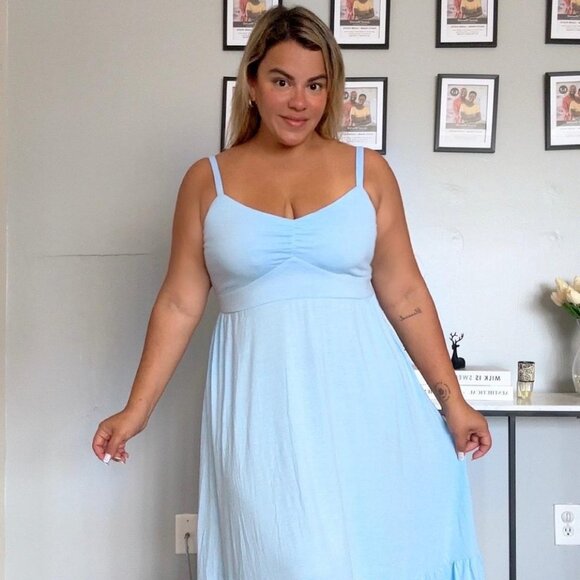 Light Blue Maxi Dress - Picture 1 of 11